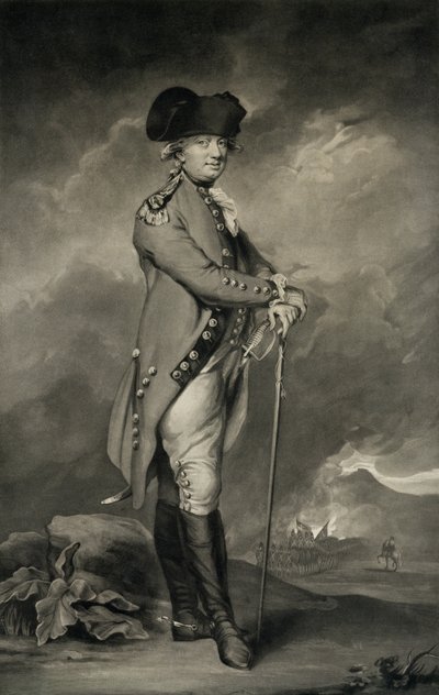 Général Cornwallis (1738-1805) gravé par John Jones (vers 1745-97) 6 mars 1793 - Daniel Gardner